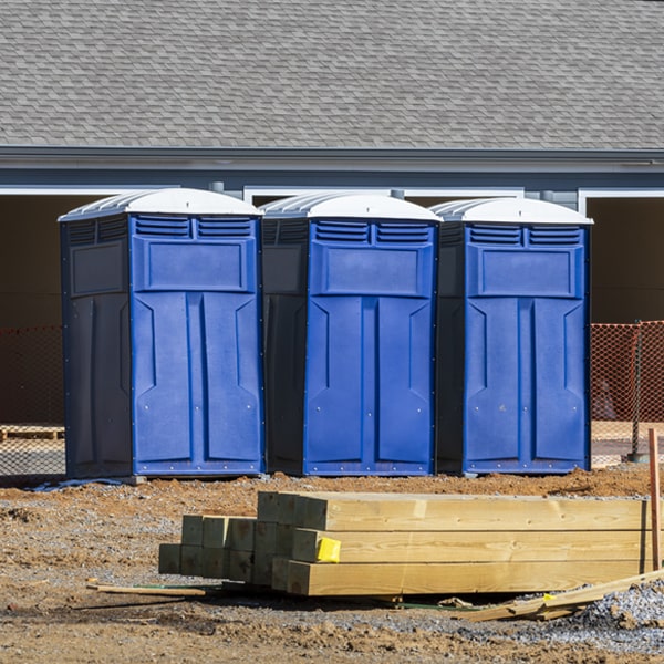 are there any restrictions on what items can be disposed of in the portable toilets in Cascade MD